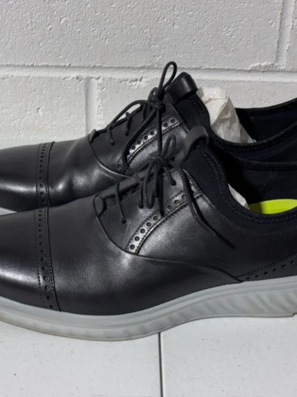 Ecco Mens Shoes St.1 Hybrid Lite Sneaker Sz 13 US Worn Twice with Box Black Gray